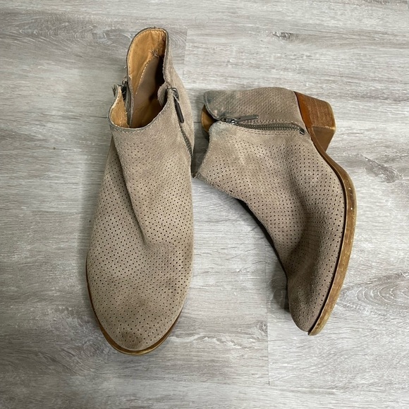 Lucky Brand Suede Double Zipper Bootie 8.5 - Picture 7 of 10
